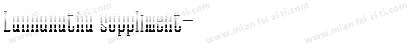 Lankanatha Suppliment字体转换